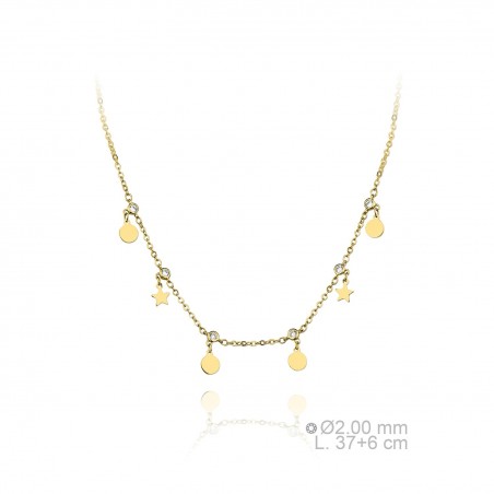 Silver Necklaces with Cubic Zirconium 