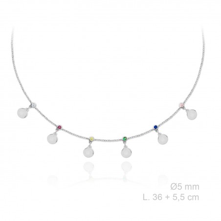 Silver Necklaces with Cubic Zirconium