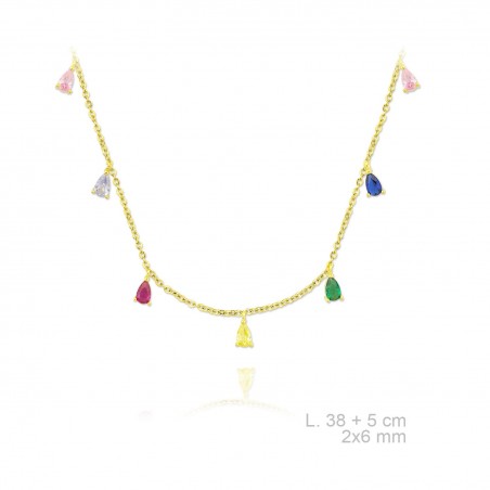 Silver Necklaces with Cubic Zirconium