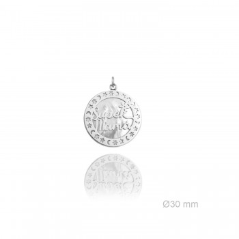 Silver Pendants with Mother...