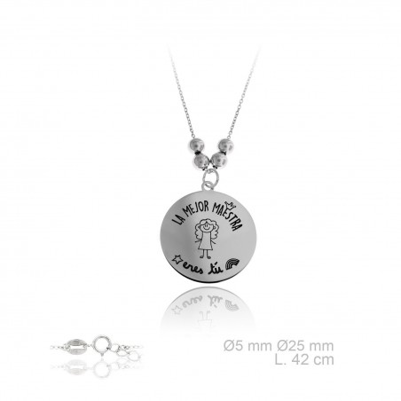 Sautoirs Argent lisse