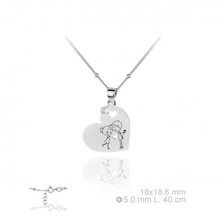 Gargantilla Corazón Pareja