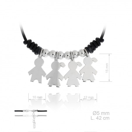 Gargantilla de Plata de Ley 