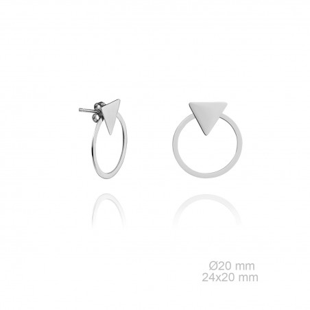 Pendientes Aro Triángulo