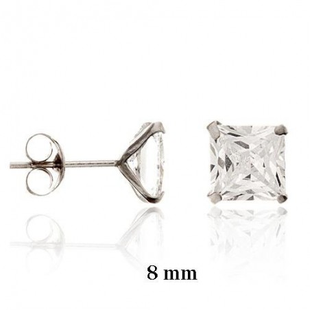 Silver Earrings with Cubir Zirconium