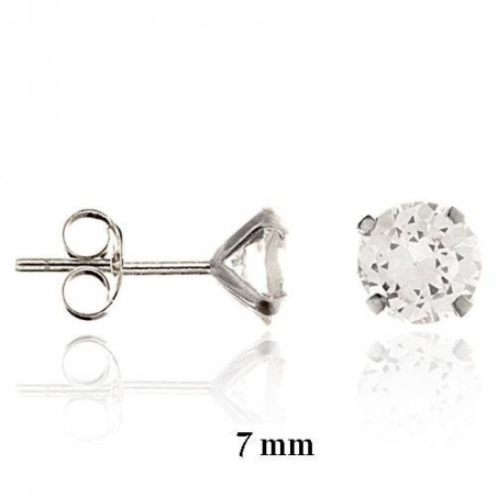 Pendientes Zirconita Garra 7mm