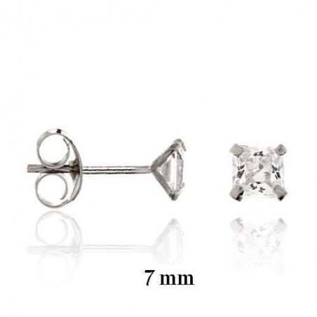 Pendientes Circonitas 7mm
