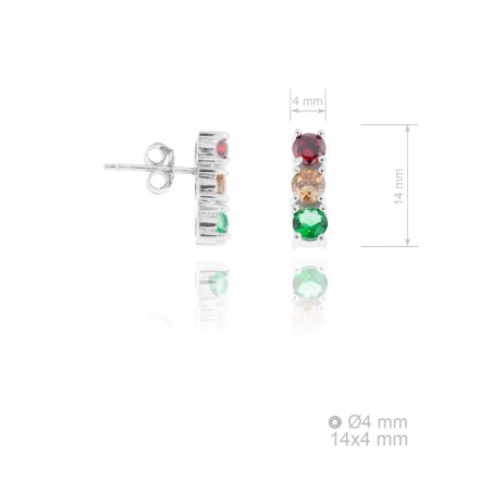 Boucles d'oreilles en Argent