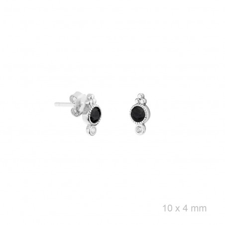 Silver Earrings with Cubir Zirconium