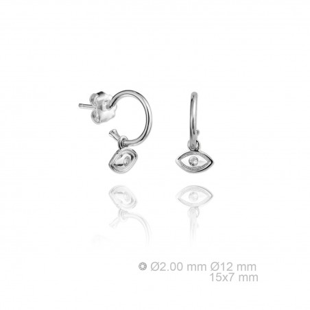 Boucles d'oreilles en Argent