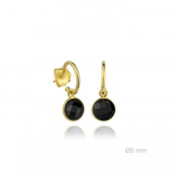 Silver Earrings with Cubir...