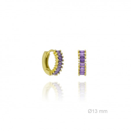 Silver Earrings with Cubir Zirconium