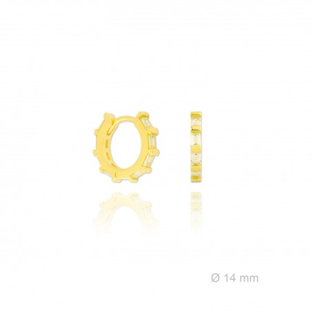 Silver Earrings with Cubir Zirconium