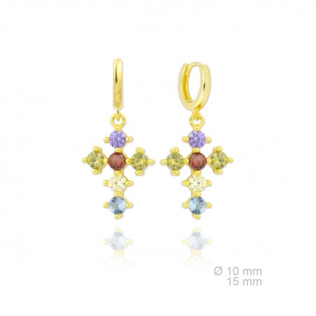 Silver Earrings with Cubir Zirconium