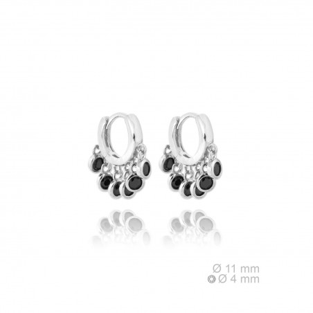 Silver Earrings with Cubir Zirconium