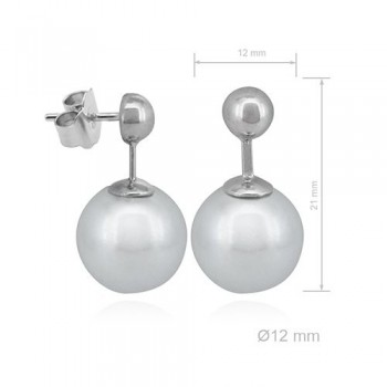 Pendientes de plata y...