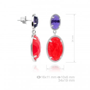 Earrings Pearl/Gem