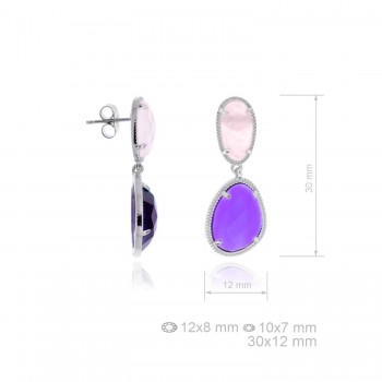 Earrings Pearl/Gem