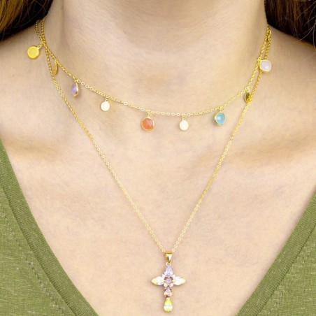 Silver Necklaces with Cubic Zirconium 