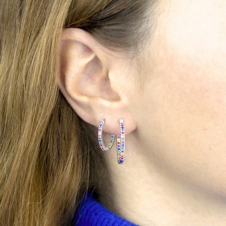 Boucles d'oreilles en Argent | Ø16mm