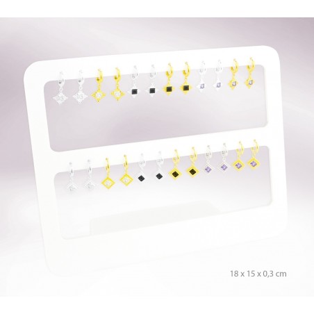 Expositor - 12 pares de brincos