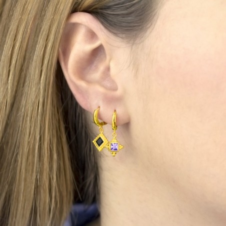 Brincos de Prata Esterlina e Zircônia