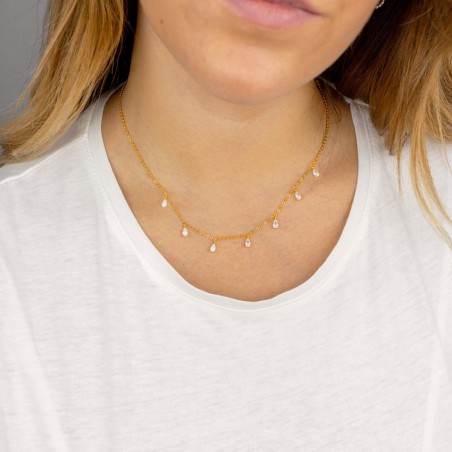 Silver Necklaces with Cubic Zirconium