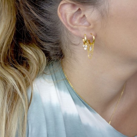 Silver Earrings with Cubir Zirconium