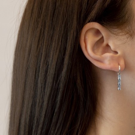 Silver Earrings with Cubir Zirconium