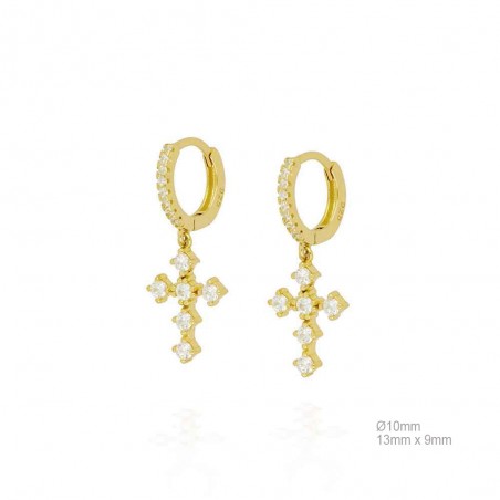Boucles d'oreilles Zircons