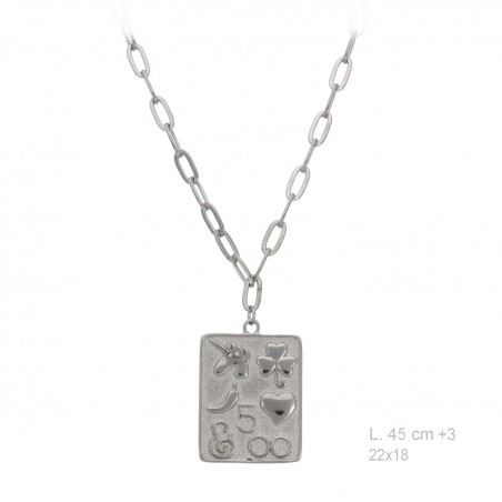 Sautoirs Argent lisse