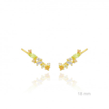 Escaladores de orelha em Prata Esterlina