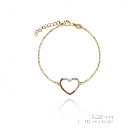 Pulsera Corazón JULIETA VERUTIA Dor.