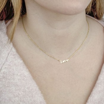 Silver neckalce with cubic... 2