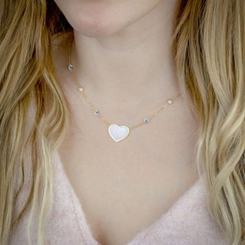 Collier en argent avec... 2