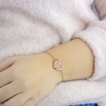 Silver bracelet with... 2