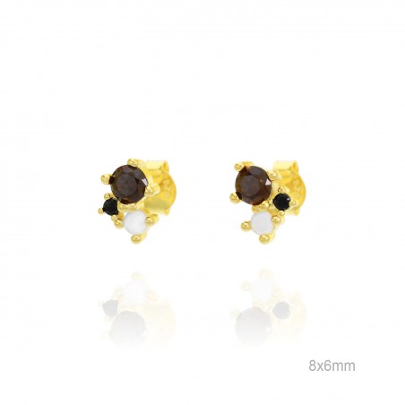 Boucles d'oreilles Zircons