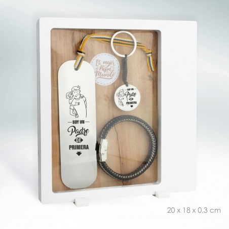 Father's Day Packs - Stainless Steel Book-Markers, bracelet and key-ring