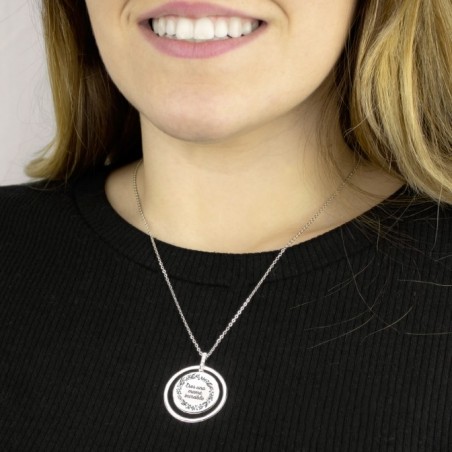 Gargantilla de Plata de Ley con circonitas