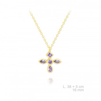 Silver Necklaces with Cubic...