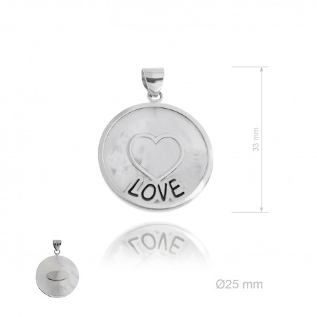 Pingentes Madre pérola