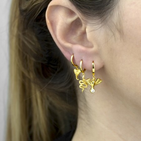 Silver Earrings with Cubir Zirconium