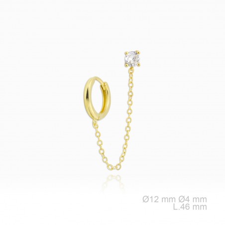 Silver Earrings with Cubir Zirconium