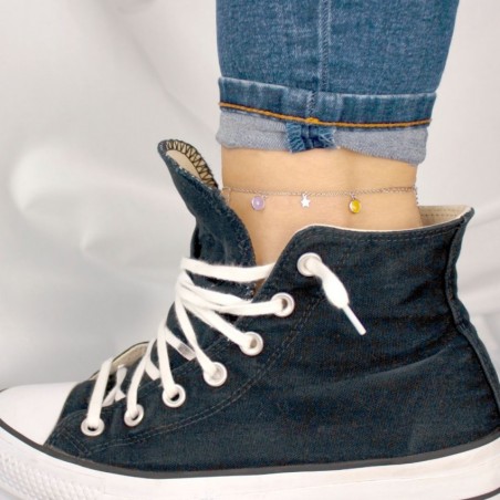 Bracelet de Cheville en Argent