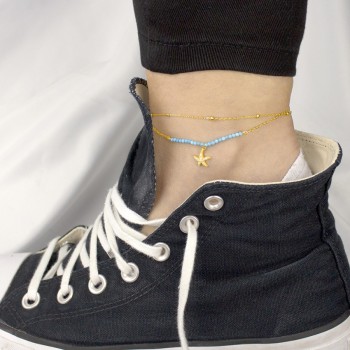 Bracelet de Cheville en Argent 2