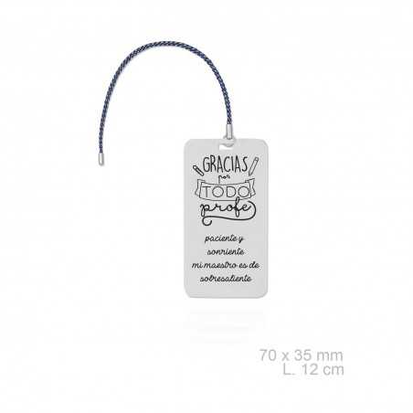Marcapáginas de Acero