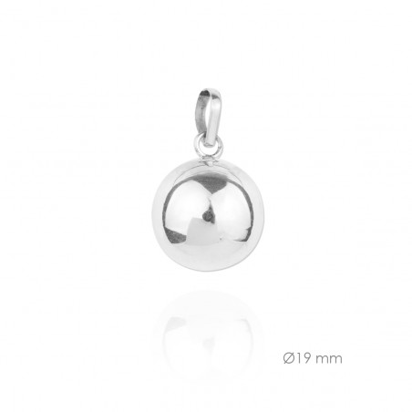 Llamador de Ángel de Plata de Ley 19mm