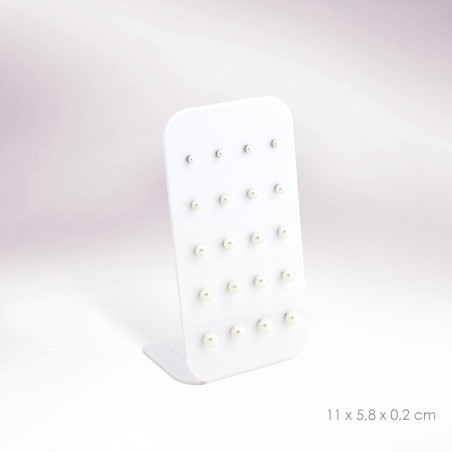 Display - 10 pairs of earrings (screw clasp)