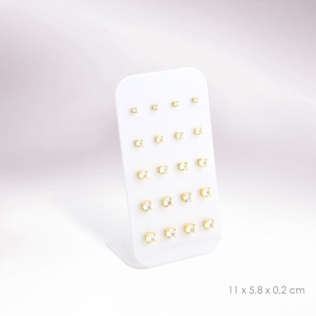 Expositor - 10 pares de brincos (fecho de rosca)