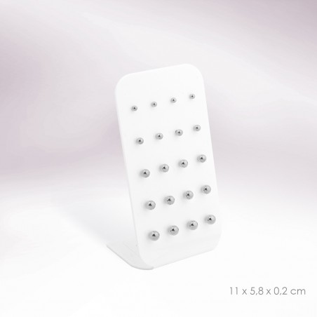 Expositor - 10 pares de pendientes (cierre de rosca)